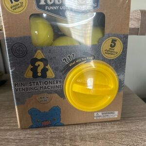 Fuggler Mini Stationery Vending Machine - Yellow